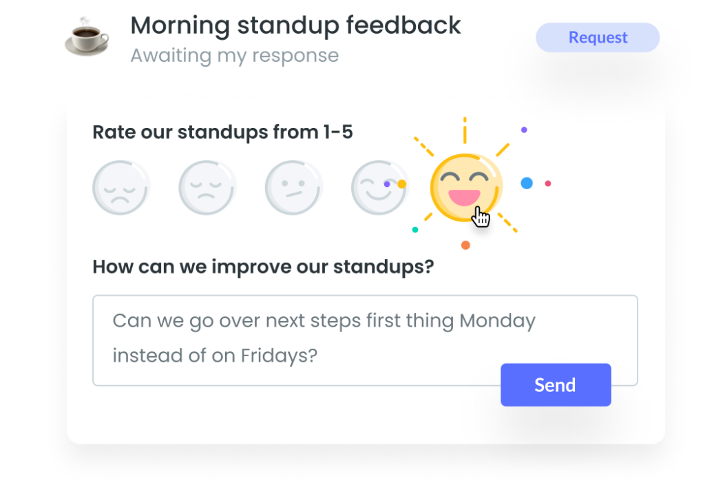daily standup meeting feedback