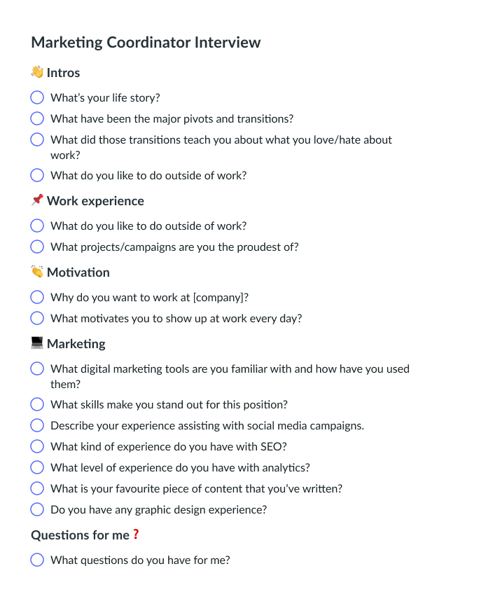 Template preview