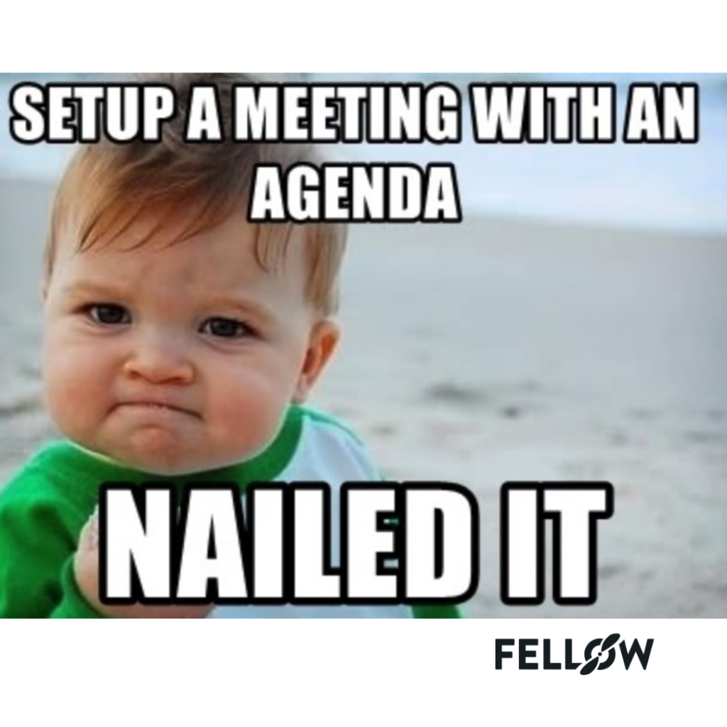 cheeky grin meeting agenda meme 